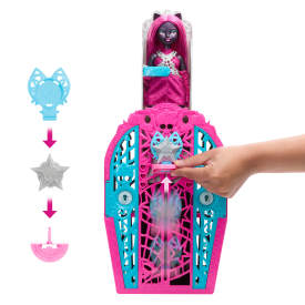 Monster High Fright-secrets Holly-ghost Mystery Playset Catty Noir JBG82, 4+
