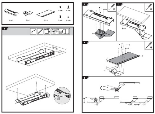 Keyboard Desk Tray MC-757 Maclean