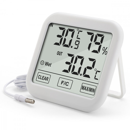 GreenBlue Weather Station with External Temperature Probe GB381