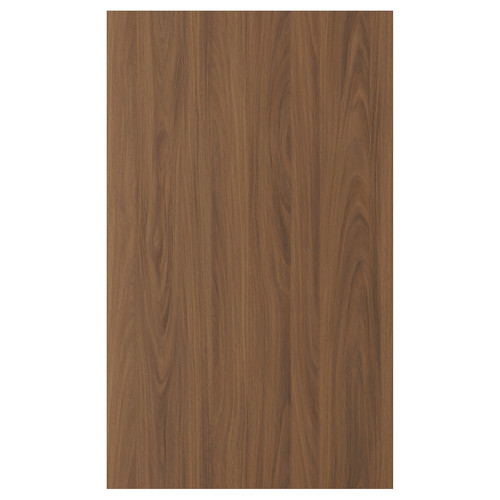 TISTORP Door, brown walnut effect, 60x100 cm