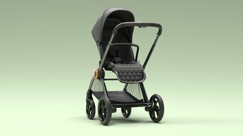 iCandy Pushchair and Carrycot CORE, dark grey, complete bundle