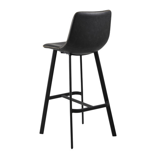 Bar Stool Oregon PU, black