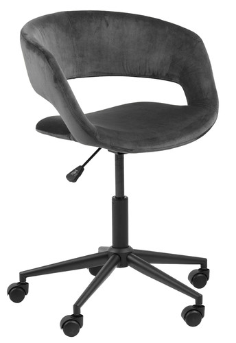 Swivel Desk Chair Grace VIC dark grey