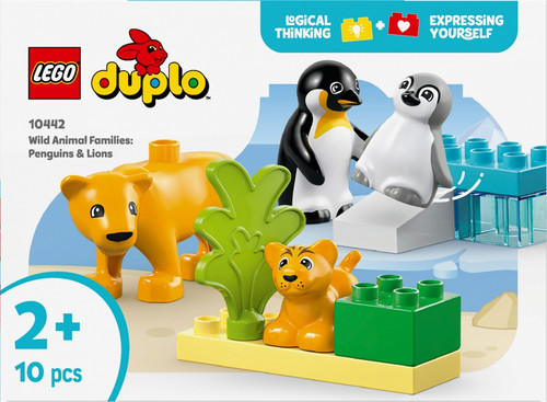 LEGO DUPLO Wild Animal Families: Penguins & Lions 10442 2+