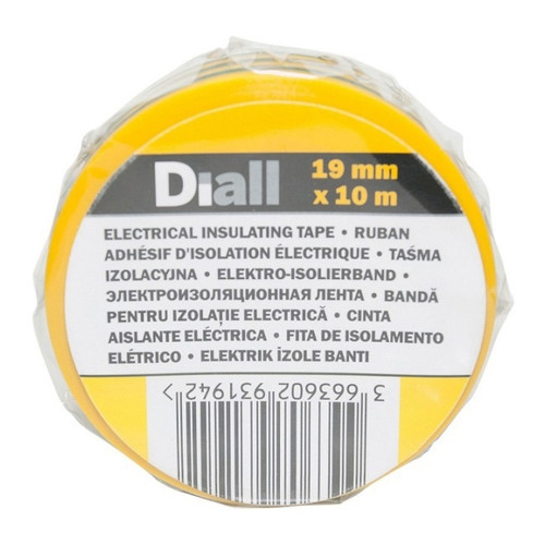 Diall Green & Yellow Electrical Tape 19 mm x 10 m