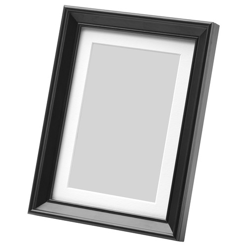 KNOPPÄNG Frame, black, 13x18 cm