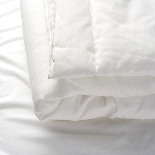 LEN Quilt for cot, white, 110x125 cm