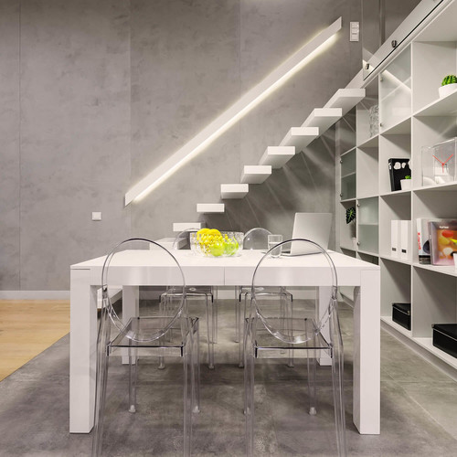 Chair Viki, grey, transparent