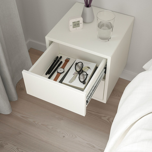EKET Wall cabinet with 2 drawers, white, 35x35x35 cm