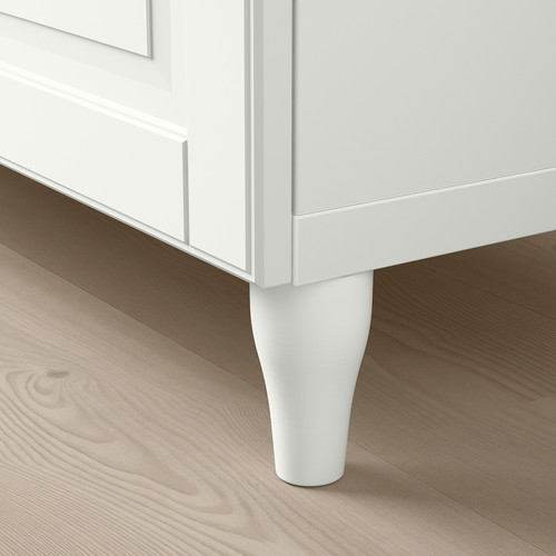 BESTÅ Storage combination w doors/drawers, white/Smeviken/Kabbarp white, 120x42x76 cm