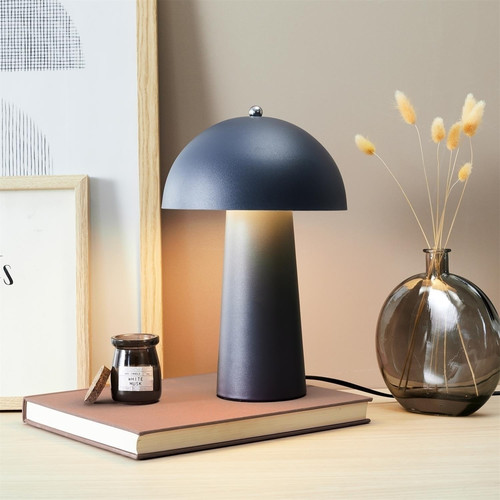 Table Lamp Mushroom, dark grey