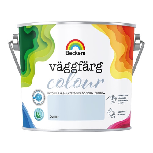 Beckers Matt Latex Paint Vaggfarg Colour 2.5l oyster