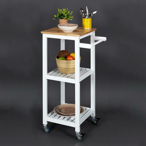 Kitchen Trolley Bish, white