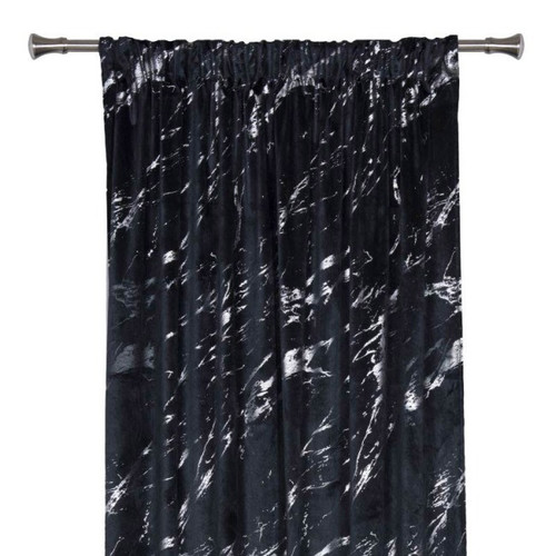 Splendid Curtain Gale 140x270 cm, black/silver