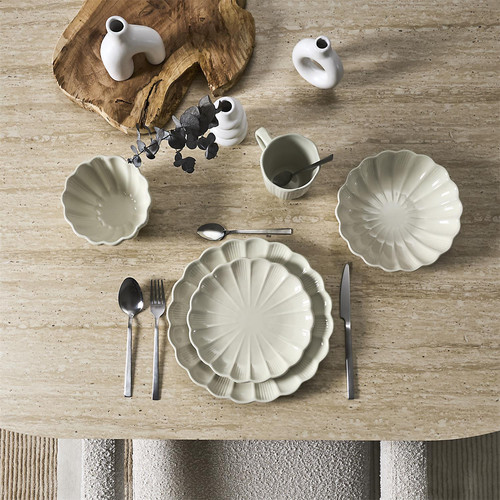Ceramic Bowl Calista 550ml, cream