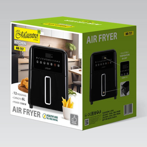 Feel Maestro 6.0L Digital Air Fryer 1700W MR-757