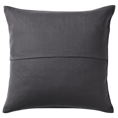 PRAKTSALVIA Cushion cover, anthracite, 50x50 cm