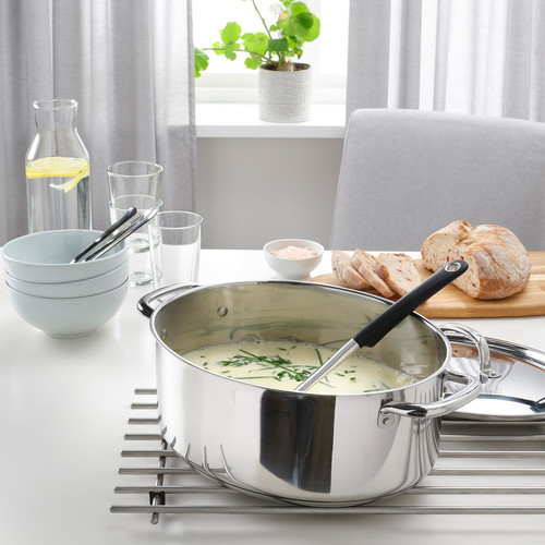 IKEA 365+ Casserole with lid, stainless steel, 7.0 l