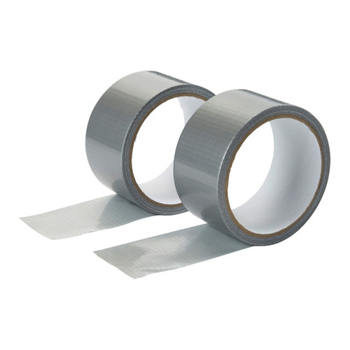 Diall Silver effect Duct Tape 50 mm x 10 m 2pack