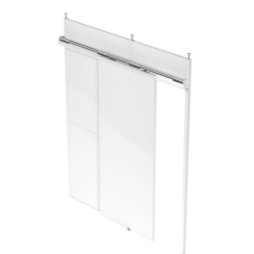 GoodHome Alara Single Track Sliding Door Track System