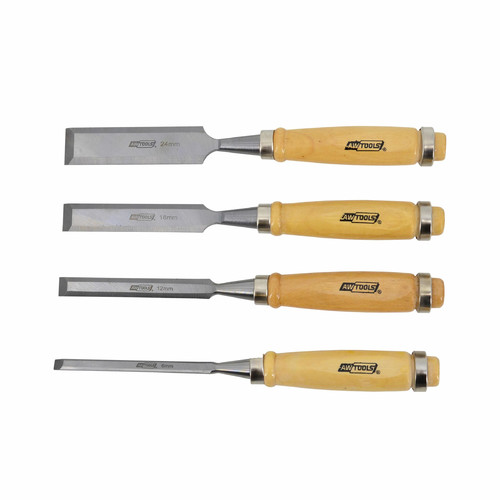 AW Woodworking Chisel Set 4pcs 6-24mm