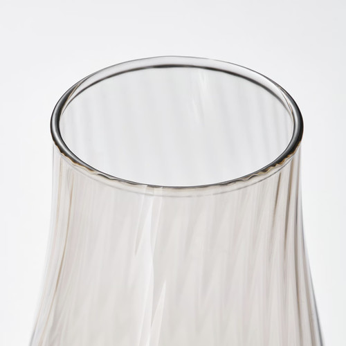 PÅSKÖTRÄD Vase, glass/light brown, 13.5 cm