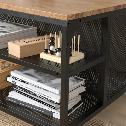 FJÄLLBO Storage table, black, 68x68x48 cm