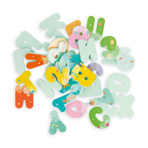 Janod Bath Time Letters and Numbers 36pcs 2+