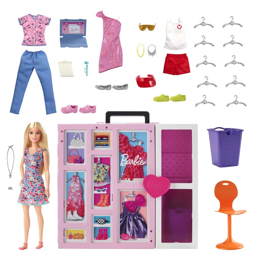 Barbie® Dream Closet™ Doll and Playset HGX57 3+