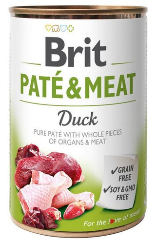 Brit Pate & Meat Duck Dog Food Can 800g