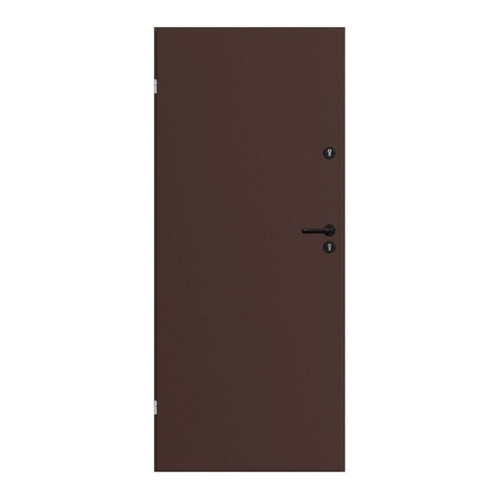 Universal Door Uran 80 with 2 locks, left, brown