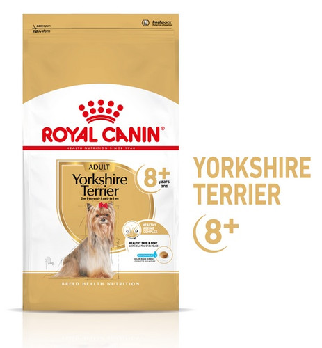 Royal Canin Yorkshire Terrier Adult 8+ Dry Dog Food 500g