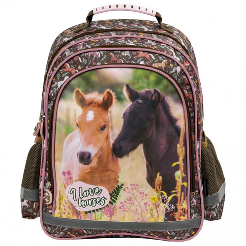 School Backpack 28x37x13 Horses