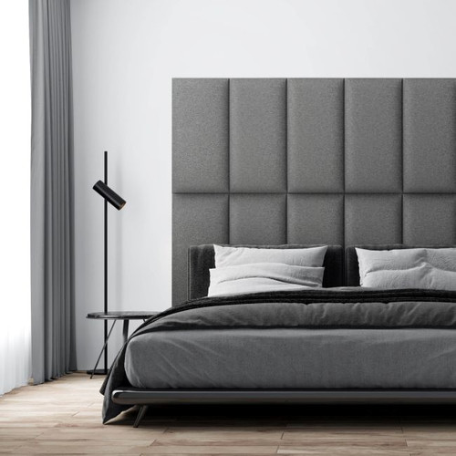 Upholstered Wall Panel Stegu Mollis Rectangle 60 x 30 cm, dark grey