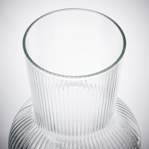 PÅDRAG Vase, clear glass, 17 cm