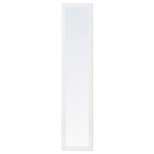 TYSSEDAL Mirror door, white, 50x229 cm