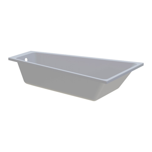 GoodHome Acrylic Bathtub Teesta 160x90 cm, left