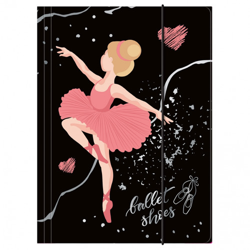 Folder with Elastic Ballerina A4 1pc