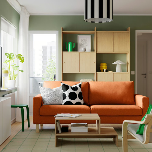 SALTSJÖBADEN 3-seat sofa, Fridtuna light beige