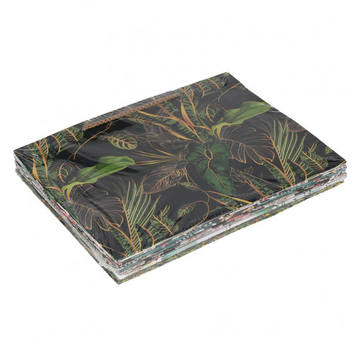Gift Bag Flowers 230x300 10pcs, assorted patterns