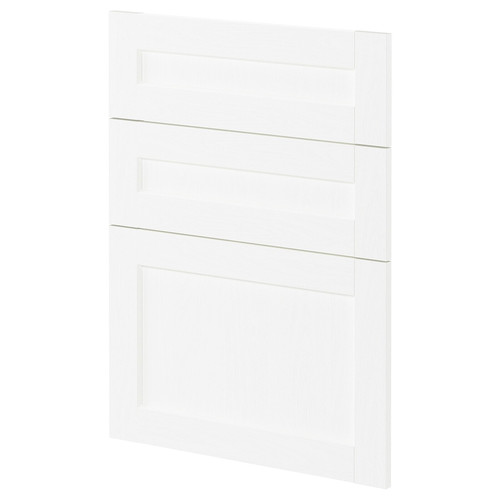 METOD 3 fronts for dishwasher, Enköping white/wood effect, 60 cm