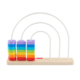 Fisher-Price Wooden Beads Shapes to Slide JFG15 12m+