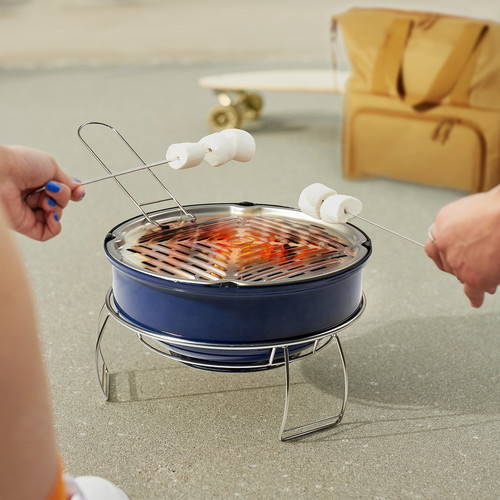 STRANDÖN Barbecue, charcoal blue