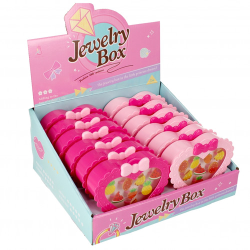 Jewelry Box Set of 8 Rings, assorted colours