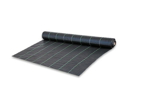 Bradas Anti-weed Woven PP UV 0.8x100 m, black