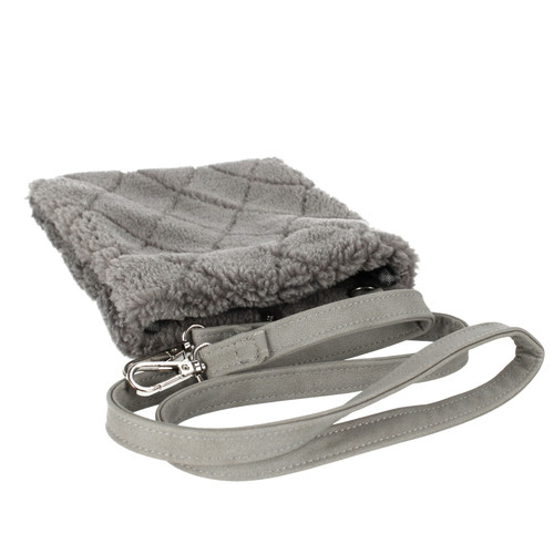 Starpak Plush Shoulder Bag Grey 3+