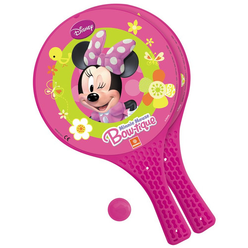 Beach Rackets with Ball 38cm Minnie