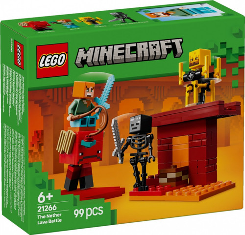 LEGO Minecraft The Nether Lava Battle 6+