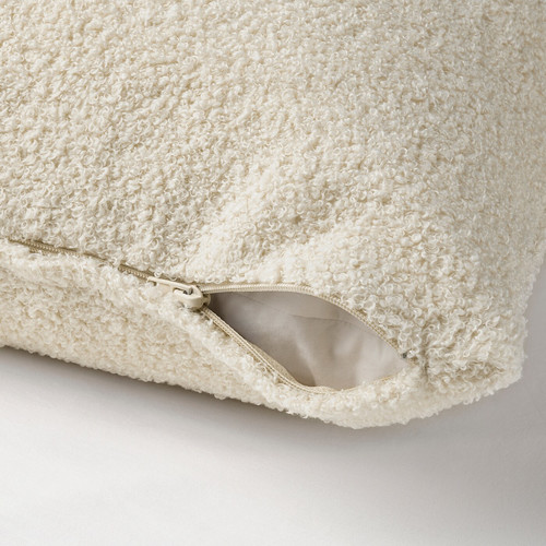 KRYDDBUSKE Cushion cover, light beige, 50x50 cm