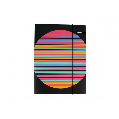 Document File Folder with Elastic Band A4 Soft Touch Beniamin 1pc, assorted